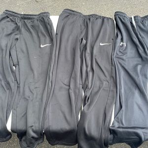 Lot of 2 Therma-Fit Nike Sweatpants, 1 UnderArmour